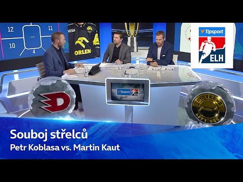 Souboj střelců Petr Koblasa vs. Martin Kaut