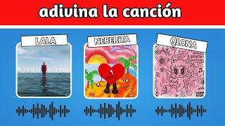 nuevo reto adivina la canción / peso pluma / karol g / bizarap 55 / bat bunyy / Romeo santos trivia