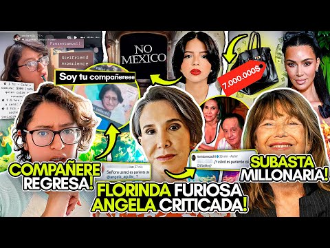 FLORINDA MESA furiosa! ANGELA AGUILAR acabada!? COMPAÑERE vuelve A SER VIRAL! SUBASTA MILLONARIA!