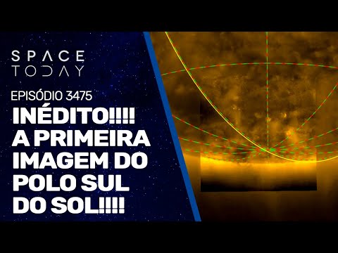 INÉDITO!!! A PRIMEIRA IMAGEM DO POLO SUL DO SOL!!!