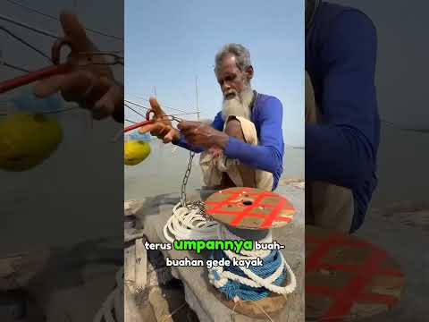 Pancing segede gini, ikannya sebesar apa coba? 😳🔥 #shortvideo #viralvideo #fishinghack