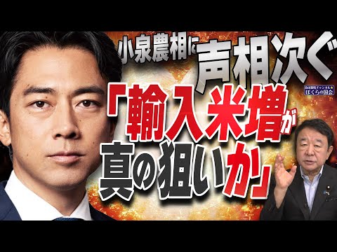 【ぼくらの国会・第987回】ニュースの尻尾「小泉農相に声相次ぐ『輸入米増が真の狙いか』」