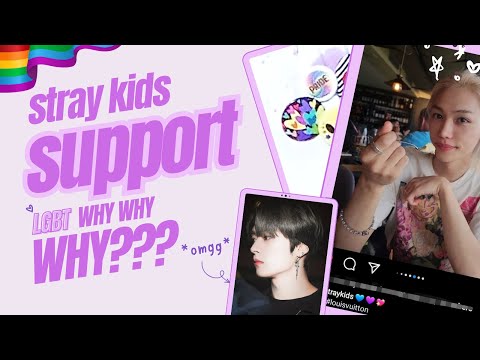 Stray Kids: Amplifying LGBTQIA+ Voices with Pride *its so cute*