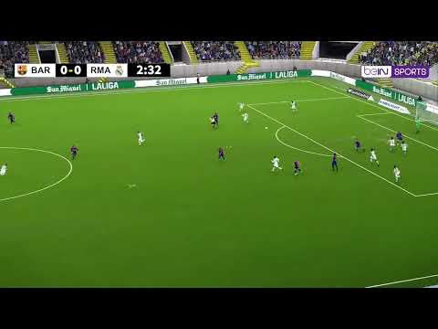 eFootball Pes 21 Gameplay l Barcelona vs Real Madrid |  LaLiga 2024/25