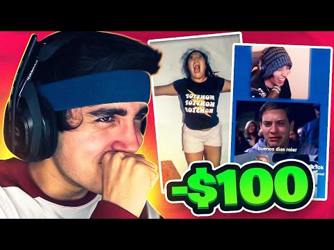 EL QUE ME HAGA REIR CON TIKTOKS LE DOY $100 !!