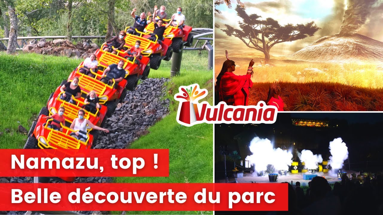 On découvre Vulcania et le coaster Namazu, nouveauté 2021