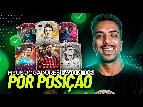 FC 25 - MEUS JOGADORES FAVORITOS POR POSIÇÃO! 💥