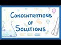 Concentration and Volume Calculations