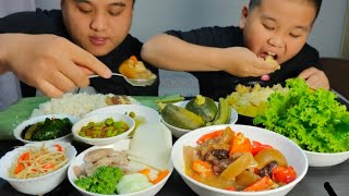 Bawihtea nen zan riah//mukbang leh tran tawh dawn ee
