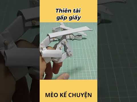 Thiên tài gấp giấy  #meokechuyen #shorts