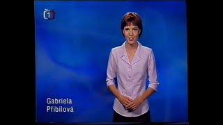 11.5.2002 - ČT1 - pár reklam, hlasatelka