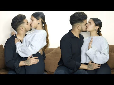 Lip-Lock 🔐 Prank On My So Much Cute Girlfriend ❤️ | Real Kissing Prank | Gone Romantic | Ansh Rajput