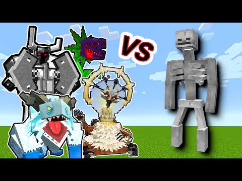 MUTANT Skeleton Vs. MOWZIE's Mobs in Minecraft