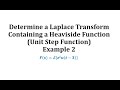 Laplace Transform Concepts and Applications