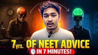 7 Years 🤯 of NEET Study Advice 📝 in 7 Minutes ⏰| Target Top 100 🚀 NEET 2026 🎯 Soyeb NEET20 AIR 1
