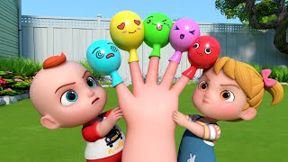 Família dos Dedinhos - dedos de balão | Canção Infantile | GoBooBoo em Português