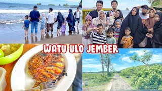 BEGINI PEMANDANGAN TEMPAT WISATA WATU ULO JEMBER, BANYAK MAKANAN ENAK DENGAN PORSI BESAR -