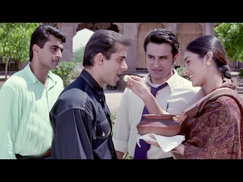 Dur Rehkar Bhi Hum Saath Hain &nbsp;| Tabu&#39;s Birthday Special Scene | Salman Khan | Hum Saath Saath Hain