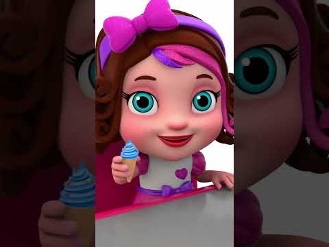 3D Soft Ice Cream for Children Colours for Kids