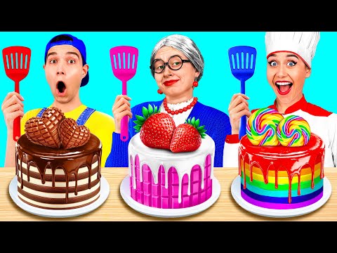 Reto De Cocina Yo vs Abuela | Desafío Loco de PaRaRa Challenge