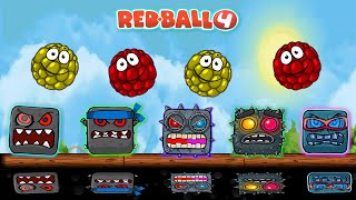 Red Ball 4 Vs Red Berry Ball Vs Yellow Berry Ball Boss Battle All Levels Gameplay