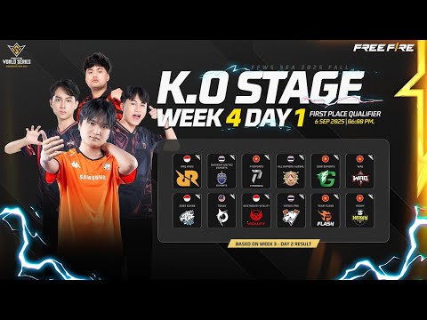🔴 [VN]🔥5 đại diện của VN cùng thi đấu tại ngày đầu tuần 4?! - FFWS SEA 2025 FALL | TUẦN 4 - NGÀY 1 🔥