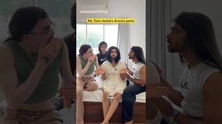 Toxic bestie’s divorce party😭😭 dih waa cake?? wait for the end🤣🤣 #divorce #trend #comedy
