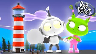 Bulb, Interrupted! 💡 | Rob The Robot | Preschool Learning