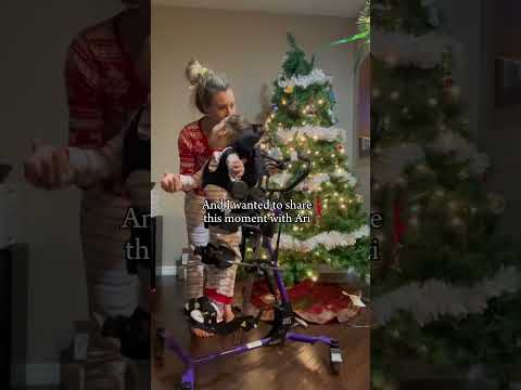 I remember when you were here, Ari. #christmas #cerebralpalsy #childloss #grief
