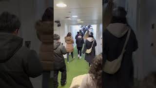 Walking out of the tunnel at Stamford Bridge