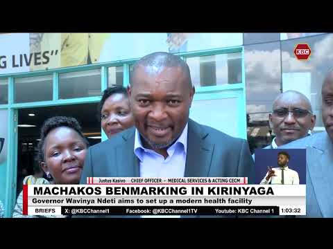 Machakos health officers benchmark in Kirinyaga County