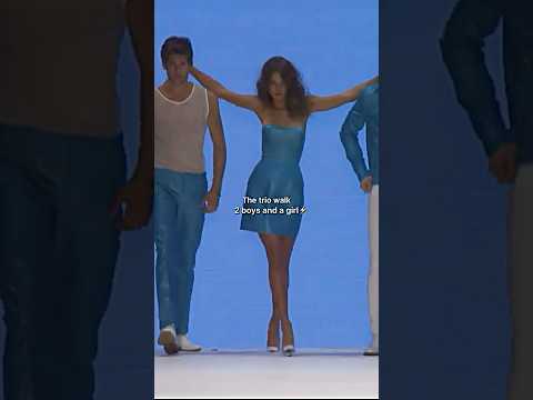 They slayed fr #fashion #runway #model #shorts #memes