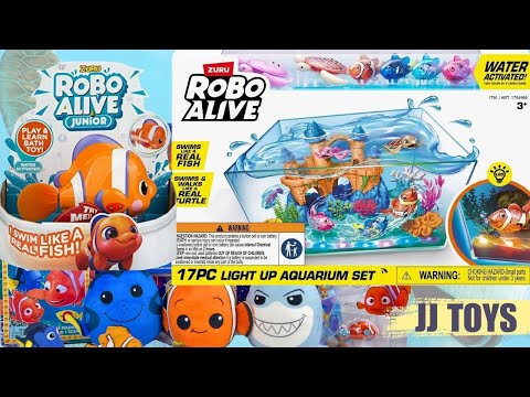 Disney Pixar Finding Nemo | Zuru Robo Alive Aquarium Toys Unboxing Review ASMR