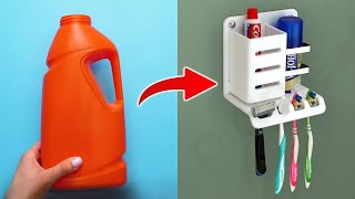 Cómo Convertir Una Botella Plástica En Un Colgador Personal De Baño | Reutiliza los residuos