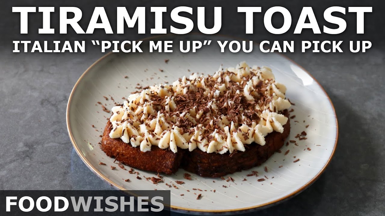 Tiramisu Toast - Coffee, Mascarpone, Chocolate Pick Me Up