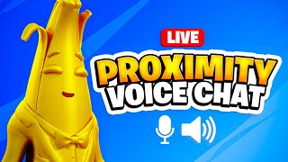 🔴LIVE - NEW Fortnite Update! Delulu PROXIMITY CHAT EARLY ACCESS!
