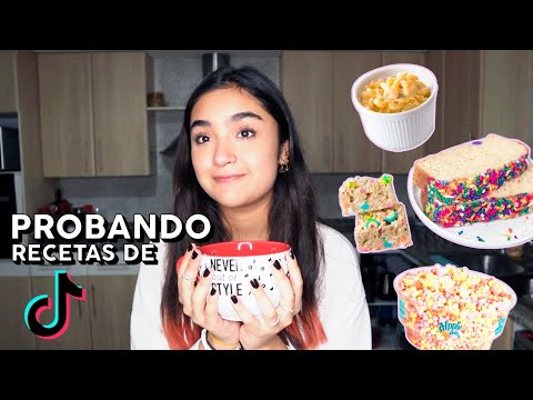 PROBANDO RECETAS VIRALES DE TIKTOK XIME PONCH