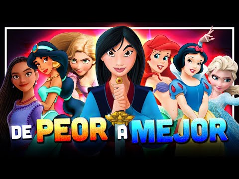 Las 18 PRINCESAS Disney: De PEOR a MEJOR | #ControlZ