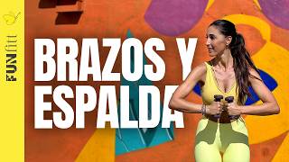 Elimina Grasa de Brazos y Espalda con Pesas | Rutina Rapida y Efectiva