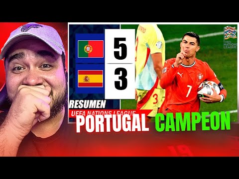 CR7 gana la UEFA nations league 😱