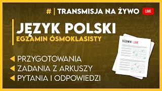 🔴[LIVE] TO JUŻ JUTRO - NAJWIĘKSZA POWTÓRKA Z JĘZYKA POLSKIEGO PRZED EGZAMINEM ÓSMOKLASISTY 2026!