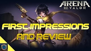 Arena Of Valor Violet Review & First Impressions | First Gameplay Recap & Character Breakdown