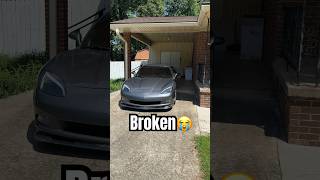 I broke my corvette 😭