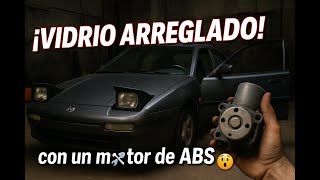 ¡Arranca el proyecto Mazda 323F! Reparé el vidrio con un motor de ABS 😱