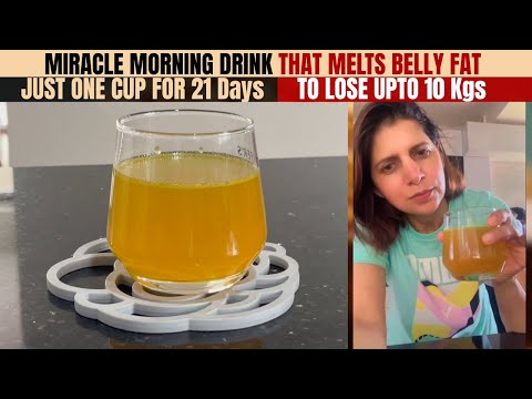 Just 1 Cup in Morning for 21 Day For Flat Belly | Best Fat Burner Drink for Weight Loss | No Dieting
