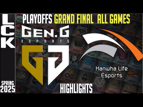 GEN vs HLE Highlights ALL GAMES | LCK Playoffs GRAND FINAL Split 1 2025 Gen.G vs Hanwha Life Esports