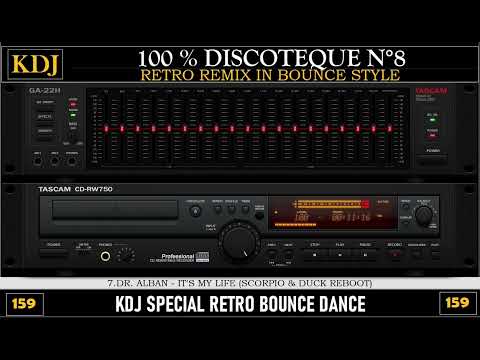 100 % Discotheque 8 - Retro In Electro Bounce Mix (CDP KDJ 159 - 2024)