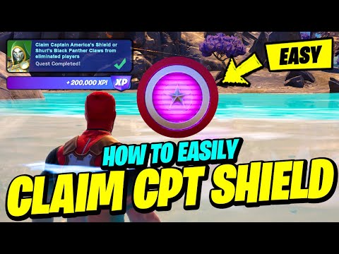 How to EASILY Claim Captain America's Shield or Shuri's from eliminated players - Fortnite Quest