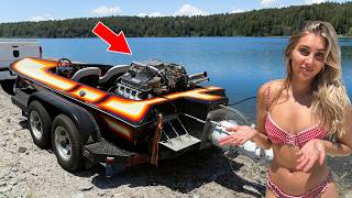 Abandoned 1970 Twin Turbo BIG BLOCK Jet Boat Rebuilt After Sitting for YEARS... sink or float?