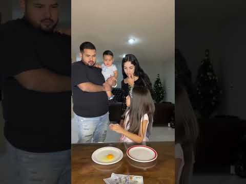 $500 dólares si mi esposa puede separar la yema del huevo de la clara #shorts